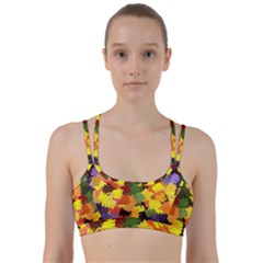 Mural Murals Graffiti Texture Line Them Up Sports Bra by Sapixe