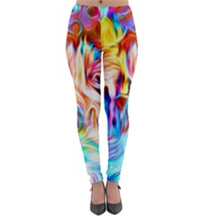 Background Drips Fluid Colorful Lightweight Velour Leggings by Sapixe