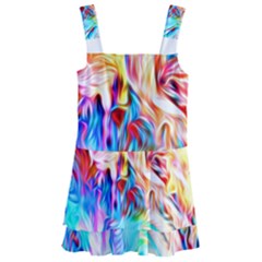 Background Drips Fluid Colorful Kids  Layered Skirt Swimsuit