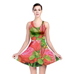 Figure Watercolor Art Nature Reversible Skater Dress by Sapixe