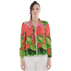 Figure Watercolor Art Nature Windbreaker (women) by Sapixe