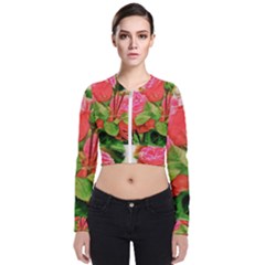 Figure Watercolor Art Nature Zip Up Bomber Jacket by Sapixe