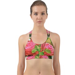 Figure Watercolor Art Nature Back Web Sports Bra by Sapixe