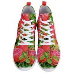 Figure Watercolor Art Nature Men s Lightweight High Top Sneakers