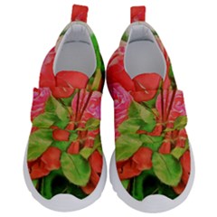 Figure Watercolor Art Nature Velcro Strap Shoes