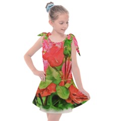 Figure Watercolor Art Nature Kids  Tie Up Tunic Dress by Sapixe