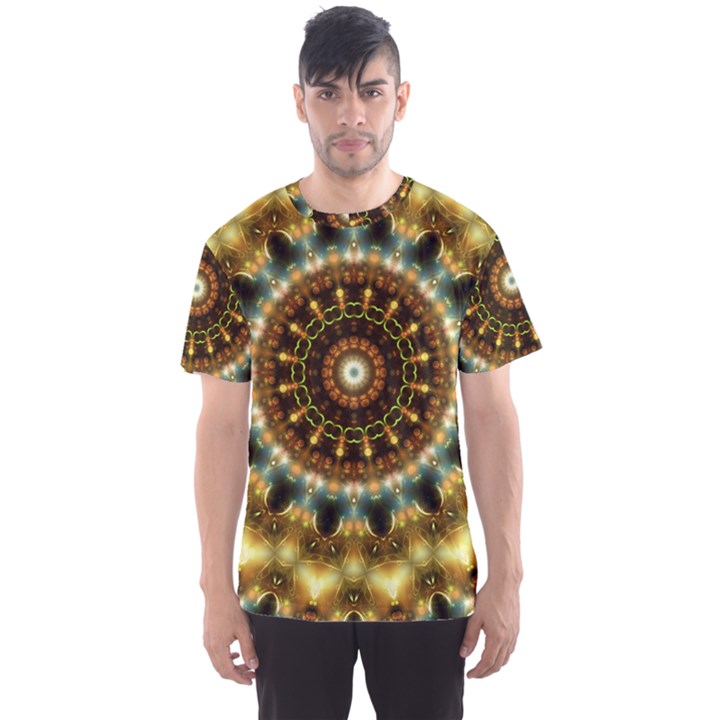 Pattern Abstract Background Art Men s Sports Mesh Tee