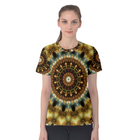 Pattern Abstract Background Art Women s Cotton Tee by Sapixe