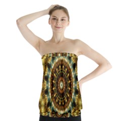 Pattern Abstract Background Art Strapless Top