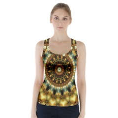 Pattern Abstract Background Art Racer Back Sports Top