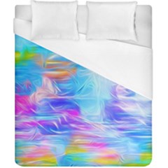 Background Drips Fluid Colorful Duvet Cover (california King Size) by Sapixe