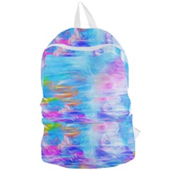 Background Drips Fluid Colorful Foldable Lightweight Backpack by Sapixe