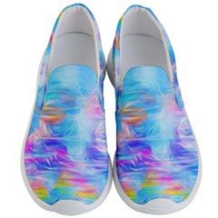 Background Drips Fluid Colorful Men s Lightweight Slip Ons by Sapixe