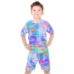 Background Drips Fluid Colorful Kid s Set