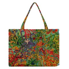 Dubai Hotel Art Zipper Medium Tote Bag by Sapixe