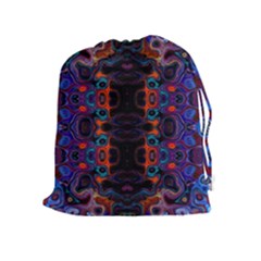 Kaleidoscope Art Pattern Ornament Drawstring Pouch (xl) by Sapixe