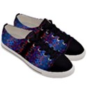 Kaleidoscope Art Pattern Ornament Men s Low Top Canvas Sneakers View3