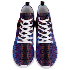 Kaleidoscope Art Pattern Ornament Men s Lightweight High Top Sneakers by Sapixe