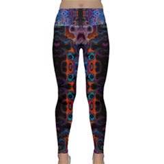 Kaleidoscope Art Pattern Ornament Lightweight Velour Classic Yoga Leggings