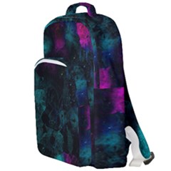 Background Art Abstract Watercolor Double Compartment Backpack