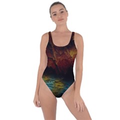 Background Cave Art Abstract Bring Sexy Back Swimsuit by Sapixe