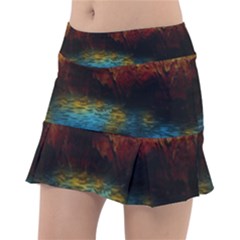 Background Cave Art Abstract Tennis Skirt by Sapixe