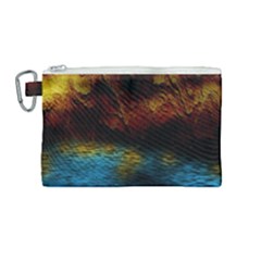 Background Cave Art Abstract Canvas Cosmetic Bag (medium) by Sapixe