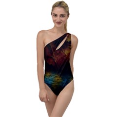 Background Cave Art Abstract To One Side Swimsuit by Sapixe