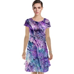 Background Peel Art Abstract Cap Sleeve Nightdress by Sapixe