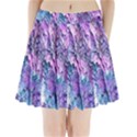 Background Peel Art Abstract Pleated Mini Skirt View1