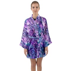 Background Peel Art Abstract Long Sleeve Kimono Robe by Sapixe