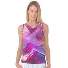 Background Art Abstract Watercolor Women s Basketball Tank Top by Sapixe