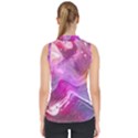 Background Art Abstract Watercolor Mock Neck Shell Top View2