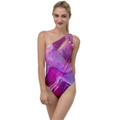 Background Art Abstract Watercolor To One Side Swimsuit by Sapixe