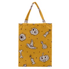 Funny Halloween Party Pattern Classic Tote Bag