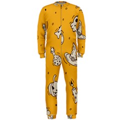 Funny Halloween Party Pattern Onepiece Jumpsuit (men)  by HalloweenParty