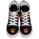 Funny Spooky Scary Halloween Pumpkin Jack O Lantern Men s Hi-Top Skate Sneakers View1