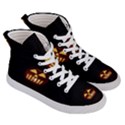 Funny Spooky Scary Halloween Pumpkin Jack O Lantern Men s Hi-Top Skate Sneakers View3