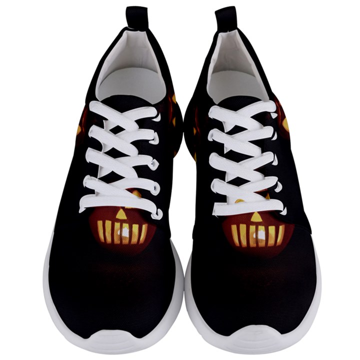 Funny Spooky Scary Halloween Pumpkin Jack O Lantern Men s Lightweight Sports Shoes