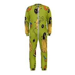 Funny Scary Spooky Halloween Party Design Onepiece Jumpsuit (kids)