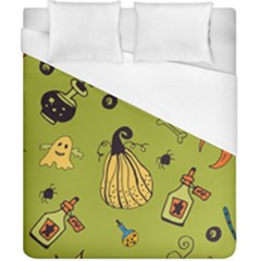 Funny Scary Spooky Halloween Party Design Duvet Cover (california King Size)