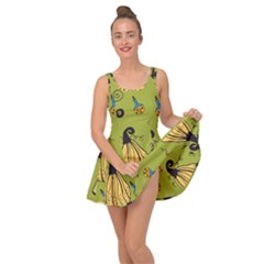 Funny Scary Spooky Halloween Party Design Inside Out Casual Dress