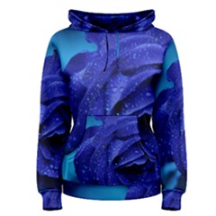 Beauty Bloom Blue 67636 Women s Pullover Hoodie