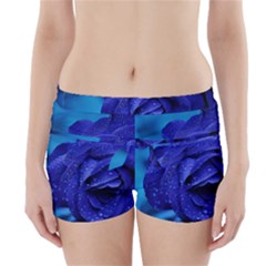 Beauty Bloom Blue 67636 Boyleg Bikini Wrap Bottoms