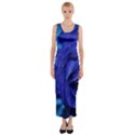 Beauty Bloom Blue 67636 Fitted Maxi Dress View1