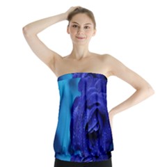 Beauty Bloom Blue 67636 Strapless Top