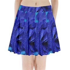 Beauty Bloom Blue 67636 Pleated Mini Skirt