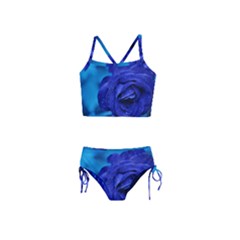 Beauty Bloom Blue 67636 Girls  Tankini Swimsuit