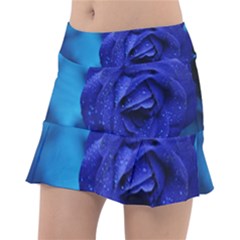 Beauty Bloom Blue 67636 Tennis Skirt