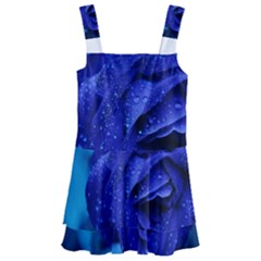 Beauty Bloom Blue 67636 Kids  Layered Skirt Swimsuit